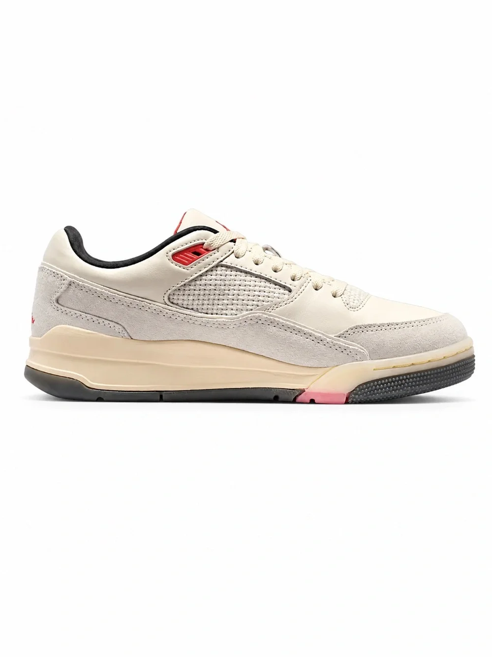 Jordan Flight Court SE Women Cream & Black Low-Top Sneakers Size 7.5 NEW